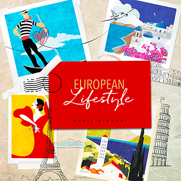Post card collage of various European countries